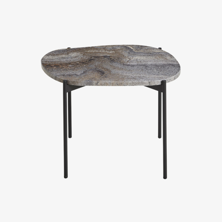 WOUD La Terra Occasional Table in Grey Melange Size Medium