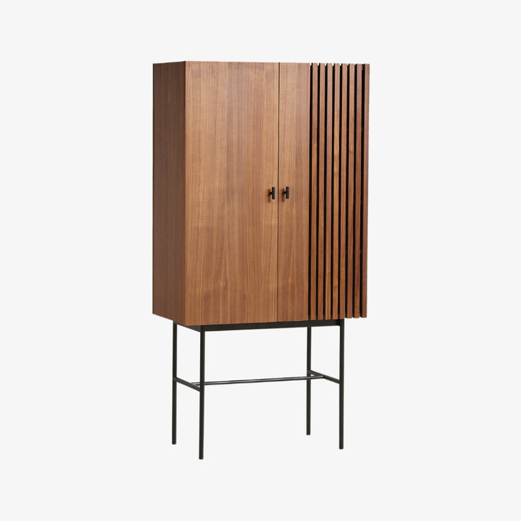 WOUD Array Highboard 80cm in Walnut