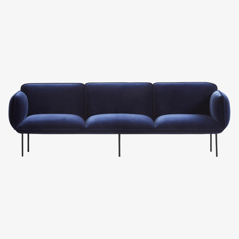 WOUD Nakki 3 Seater Sofa in Harald 3 792 (Kvadrat)