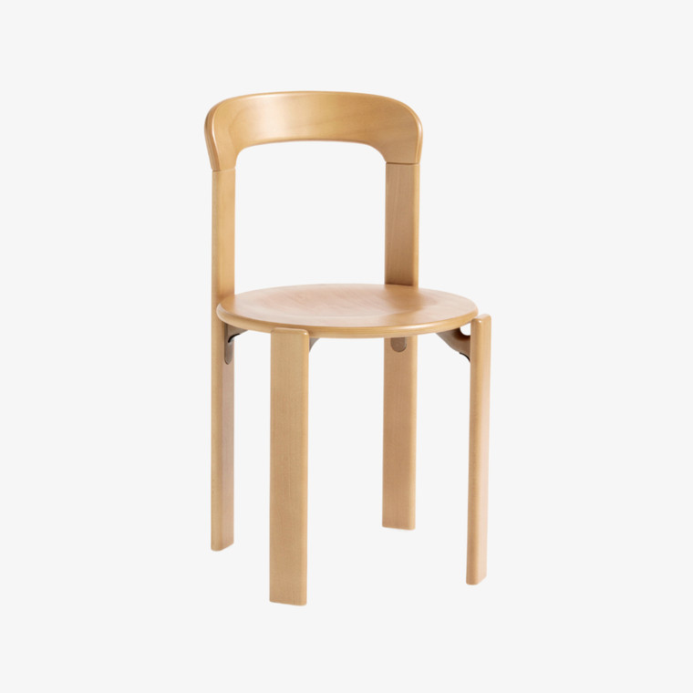 HAY Rey Chair in Golden Lacquered Beech