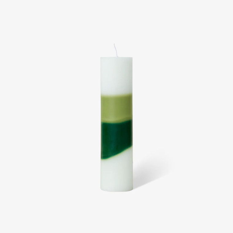 BLACK BLAZE Flow Candle in Green