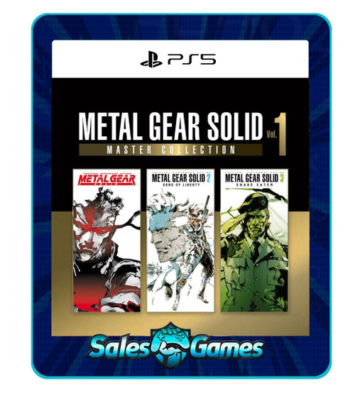 METAL GEAR SOLID: MASTER COLLECTION Vol.1 – PS5 – Edição Padrão – Primária – Mídia Digital