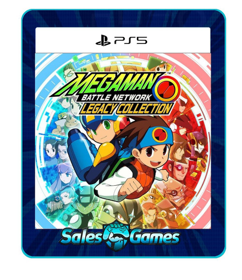 Mega Man Battle Network Legacy Collection – PS5 – Edição Padrão – Primária – Mídia Digital