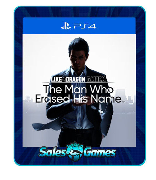 Like a Dragon Gaiden: The Man Who Erased His Name – PS4 – Edição Padrão – Primária – Mídia Digital