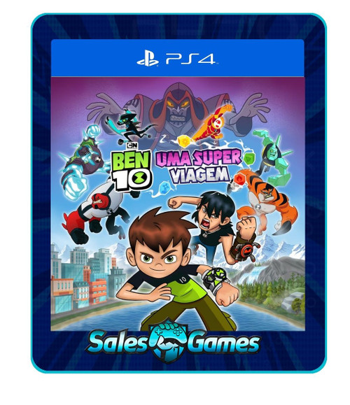 Ben 10: Uma super viagem – PS4 – Edição Padrão – Primária – Mídia Digital
