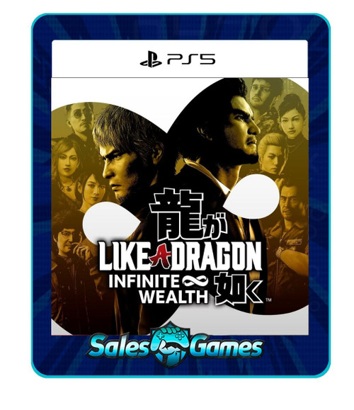 Like a Dragon: Infinite Wealth – PS5 – Edição Padrão – Primária – Mídia Digital