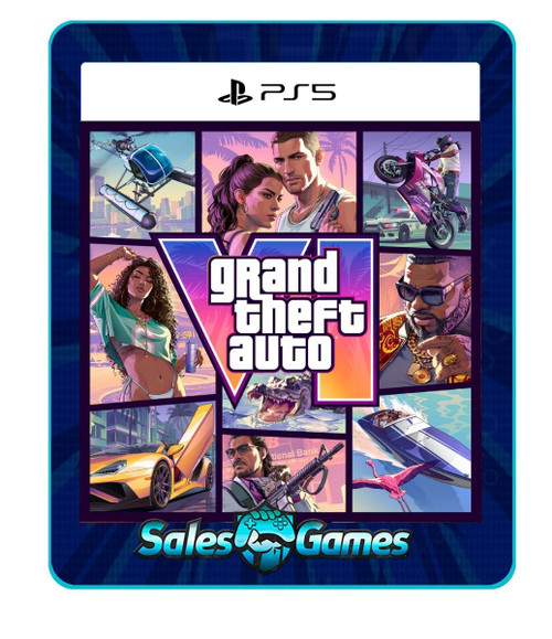 Grand Theft Auto VI ( GTA VI )- PS5 – Edição Padrão – Primária – Mídia Digital