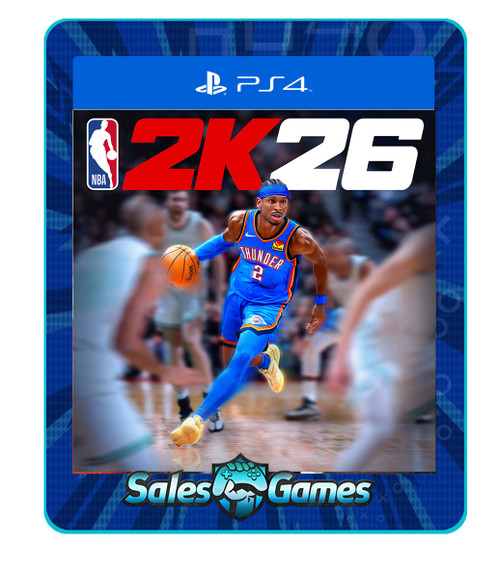 NBA 2K26 - PS4 - Edição Padrão - Primária - Mídia Digital
