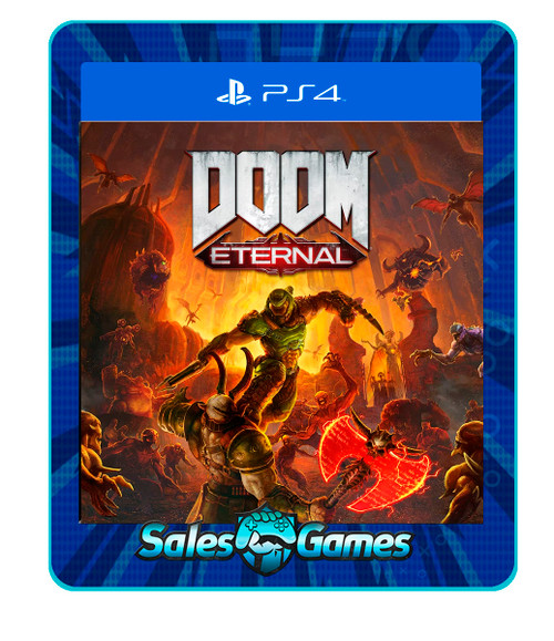 Doom Eternal - PS4 - Edição Padrão - Primária - Mídia Digital