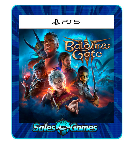 Baldur's Gate 3 - PS5 - Edição Padrão - Primária - Mídia Digital