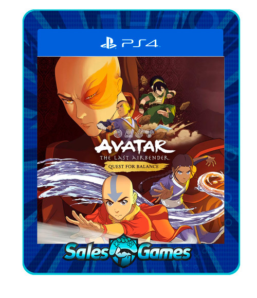 Avatar The Last Airbender: Quest for Balance - PS4 - Edição Padrão - Primária - Mídia Digital