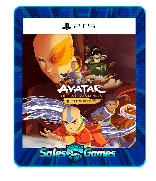 Avatar The Last Airbender: Quest for Balance - PS5 - Edição Padrão - Primária - Mídia Digital