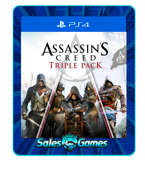 Assassin's Creed Triple Pack - PS4 - Edição Padrão - Primária - Mídia Digital