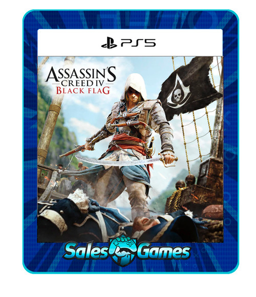 Assassin’s Creed IV Black Flag - PS5 - Edição Padrão - Primária - Mídia Digital