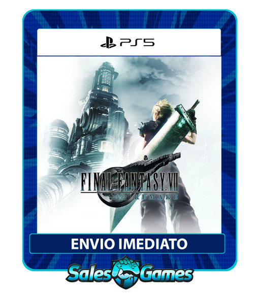 Final Fantasy VII Remake - PS5 - Edição Padrão - Primária - Mídia Digital