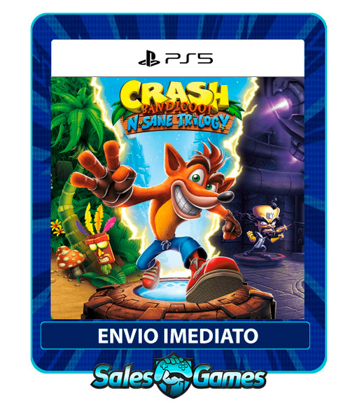 Crash Bandicoot N. Sane Trilogy - PS5 - Edição Padrão - Primária - Mídia Digital