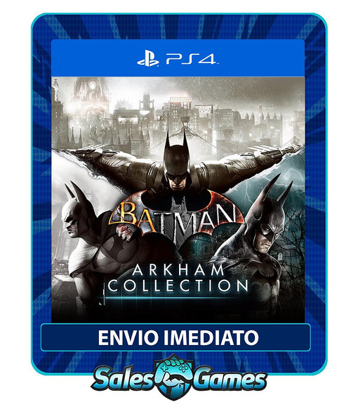 Batman: Arkham Collection - PS4 - Edição Padrão - Primária - Mídia Digital
