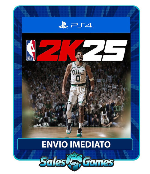 NBA 2K25 - PS4 - Edição Padrão - Primária - Mídia Digital