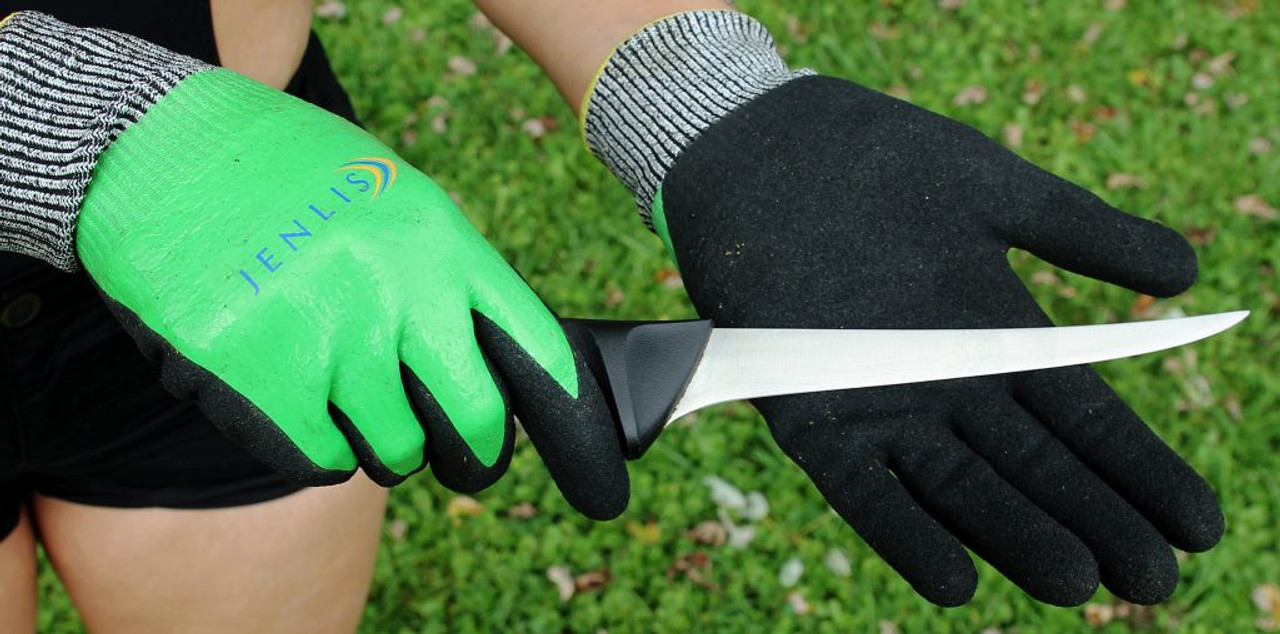 Jenlis Gloves  Cut and Puncture Resistant Work Glove