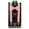 Boy's Peach Clip-on Suspender & Striped Bow Tie Set - BSBS-PH2