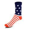 3 Pairs Pack Women's American Flag Socks - 3PKS-WAF