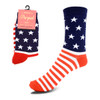 Women's American Flag Novelty Socks - LNVS1816