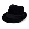 Fall/Winter Trilby Fedora Hat with Black Band Trim - H1805015