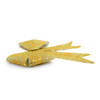 Christmas Holiday Glitter Gold Bow Decoration - XRT5185