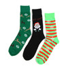 3 Pairs Pack Men's Christmas Holidays Crew Socks - 3PK-MXMS1