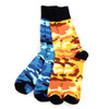 Men's Color Camo Novelty Socks - NVS19288