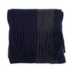 Men's Winter Knit Navy Scarf and Hat Set - ASCS1006