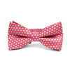 3pc Men's Red Clip-on Suspenders, Dots Bow Tie & Hanky Sets - FYBTHSU-RD#3