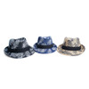 Kid's Short Brim Palm Tree Fedora Hat - BF180601