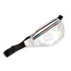 Silver Iridescent Holographic Waist Fanny Pack - LFBG1300
