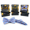 12pc Pack Assorted Men's Floral Bow Tie & Matching Hanky - BTHB9000FLR