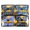 12pc Pack Assorted Men's Floral Bow Tie & Matching Hanky - BTHB9000FLR