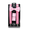 12pc Assorted Men's Clip-on Suspenders, Patterned Bow Tie and Hanky Sets - FYBTHSU-12ASST-B