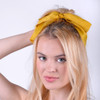 Ladies Solid Color Ribbon Hair Tie  -RHT1003