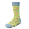 Men's Striped Flamingo Premium Collection Novelty Socks - NVPS2000