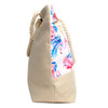 Summer Flamingo & Palm Leaves Rhinestone Ladies Tote Bag - LTBG1208