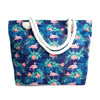 Tropical Leaves & Flamingo Ladies Tote Bag - LTBG1237