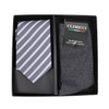 24-Boxes Assorted Men's Poly Woven Tie and Dress Socks Box Sets - PTS5000