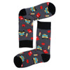 Women's Back to School Novelty Socks - LNVS1915-GRY