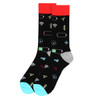 Men's Smart Phone Novelty Socks - NVS19510-BK