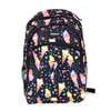 Ice Cream Pattern Black Novelty Backpack-NVBP-21