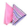 Striped & Solid Tie with Matching Hanky Box Set - THX12-PK-1