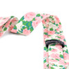 2.25" Floral Cotton Slim Tie - NVC-FLORAL3