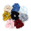 12pc Solid Scrunchy Hair Ties - 12SHS-SLD