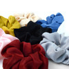 12pc Solid Scrunchy Hair Ties - 12SHS-SLD