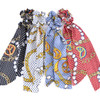 12pc Peace Chain Scrunchie Ribbon Hair Tie